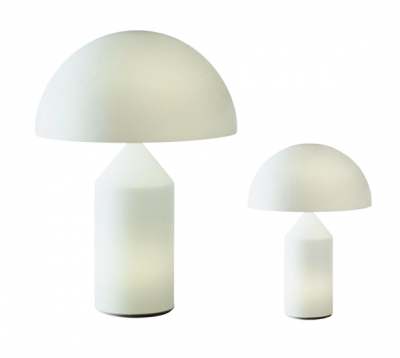 MUSHROOM OPAL GLASS LARGE TL